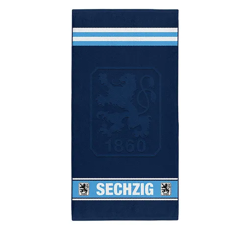 TSV 1860 München Handtuch Sechzig marine