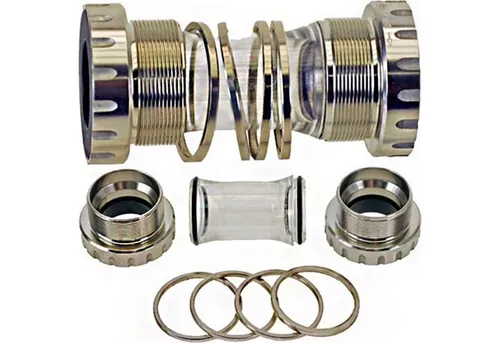 Neco Zahnkranz NECO Innenlager außenliegend BSA für Hollowtech-II - Zahnkranzpakete mit außen liegenden Alu-Lagerschalen, CNC gefertigt und 2 Industrie-Kugellagern für verbesserte Leistung und Langlebigkeit.