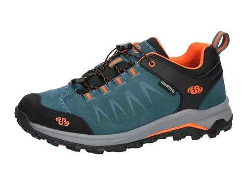 Brütting Mount Chester Wanderschuh Blau - 41 - Wanderschuhe mit Schnellschnürsystem für optimale Passform, rutschfester Gummisohle für beste Traktion und auswechselbarer Ortholite Sohle für Komfort bei Outdoor-Abenteuern.