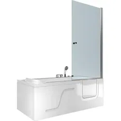 Produktbild Seniorendusche Kombi Duschkabine Whirlpool S17D-EH-WP-L