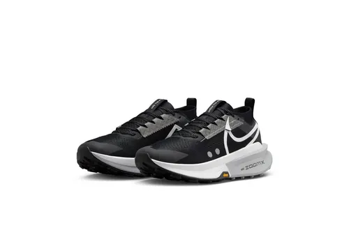 Nike Herren Zegama 2 schwarz 46.0 - Laufschuhe für anspruchsvolle Trails, mit reaktionsfreudiger ZoomX-Dämpfung und griffiger Vibram-Außensohle für optimalen Halt auf technischem Terrain.