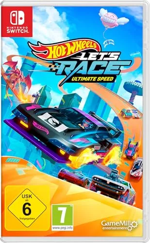 Hot Wheels Lets Race Ultimate Speed - Nintendo Switch - Rasante Rennaction für die Nintendo Switch! Erlebe den Koop-Modus mit Freunden und genieße spannende Rennen in atemberaubenden Hot Wheels-Welten.