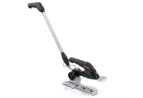 Brandson Akku-Grasschere mit Teleskopstange