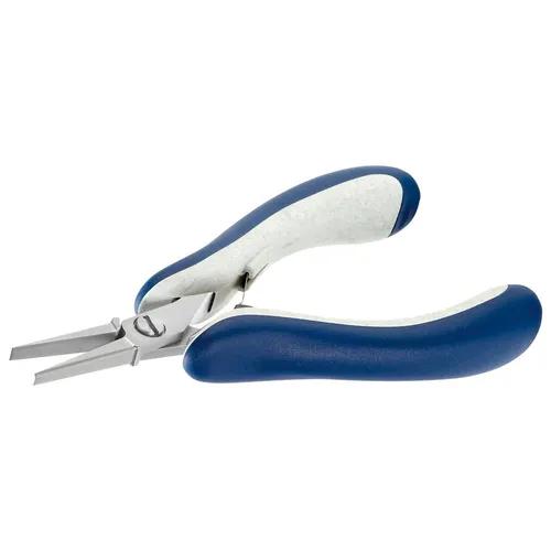 WETEC PRO Flachzange 3513-SJ, lang mit geriffelten Greifflächen - Hochwertige Flachzange mit geriffelten Greifflächen für optimalen Halt. Ideal für präzise Arbeiten, kompakt und leicht mit nur 85 g. Perfekt für den professionellen Einsatz in der Werkstatt.