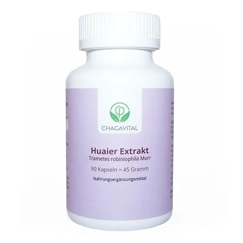 Huaier Pilz Extrakt 500 mg – Hochdosierte Kapseln mit 30% Polysacchariden