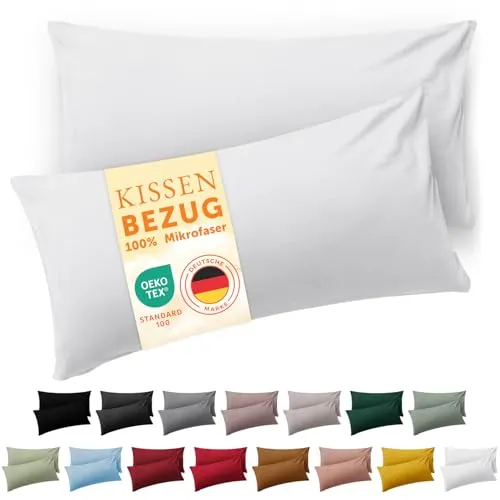 Blumtal Kissenbezug 40 x 70, 2 Stück in weiß von Blumtal