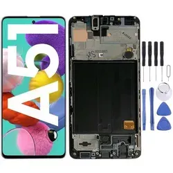 Samsung Display LCD Kompletteinheit für Galaxy A51 A515F GH82-21669A GH82-21680A Schwarz