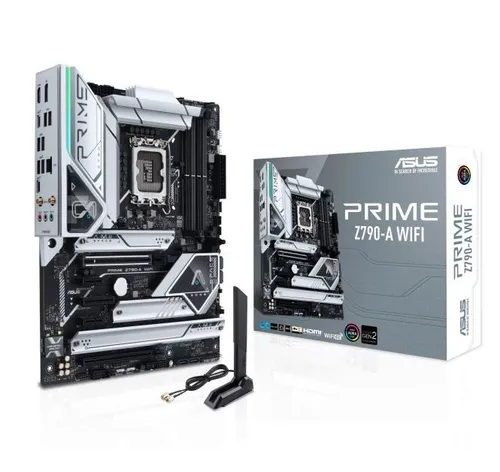 ASUS PRIME Z790-A WIFI ATX Gaming Mainboard Sockel 1700 - Hochleistungsfähig mit 128 GB RAM, RGB-Beleuchtung und optimiert für Intel Core Prozessoren der 12. und 13. Generation