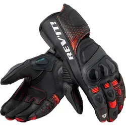 Revit Control Motorradhandschuhe - Schwarz/Neon-Rot - M - Hochwertige Motorradhandschuhe für Rennsport-Enthusiasten, die Komfort und Schutz bieten. Mit innovativen Materialien und sicherem Sitz für optimale Kontrolle auf der Strecke.