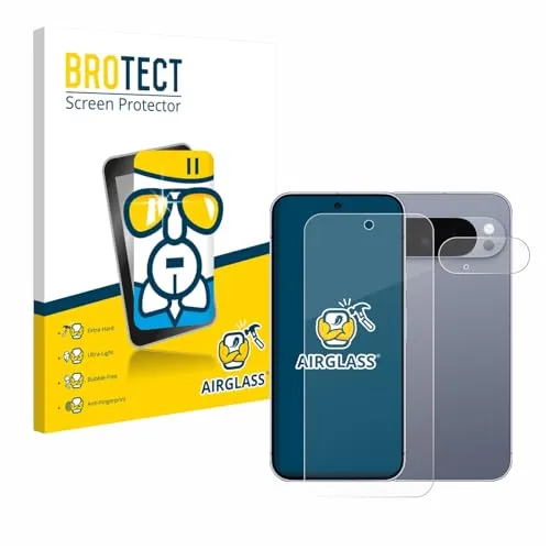 BROTECT Schutzglas für Google Pixel 10 Pro XL (Display+Kamera) Schutzfolie Panzer Folie Glas[Extrem Kratzfest, Anti-Fingerprint, Ultra-Transparent]