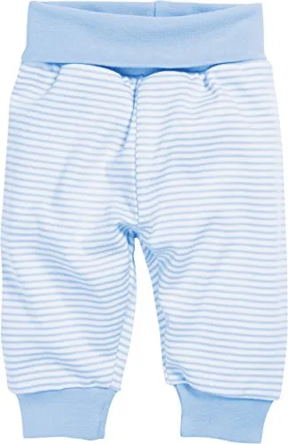 Playshoes Sweat-Hose Jogginghose Unisex Kinder, Bleu Ringel ,86