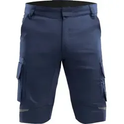 QUALITEX HIGH QUALITY WORKWEAR Shorts PRO+ - marine - Herren 52 - PRO+ Arbeitsshorts Herren – ergonomisch, robust und mit cleverem Taschenkonzept. Ideal für Handwerk und Bau, bietet sie maximale Bewegungsfreiheit und Sicherheit durch Reflexelemente.