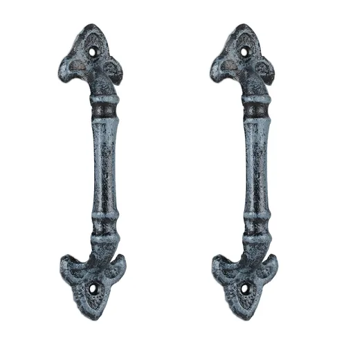 Möbelgriffe vintage Retro Schrankgriffe Gusseisen Griff 4 Stück Gusseisen