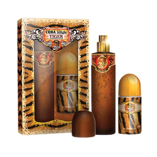 Cuba Original Jungle Tiger Set: Eau de Parfum 100ml + Deo 50ml