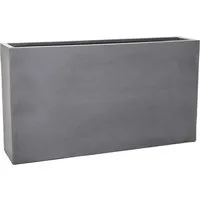 Vivanno Raumteiler Elemento Slim 90 cm x 20 cm x 50 cm - Schlanker Raumteiler in stilvoller Betongrau-Optik, ideal für drinnen und draußen. Robustes Fiberglas sorgt für Langlebigkeit. Perfekt zur kreativen Gestaltung Ihrer Räume.