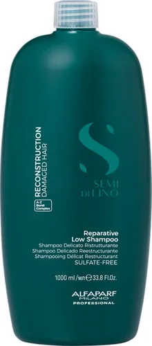 ALFAPARF SEMI DI LINO REPERATIVE Haarshampoo 1000ml - Regenerierendes Shampoo für dünnes Haar, spendet Feuchtigkeit und stärkt die Struktur, ideal für geschädigtes Haar.