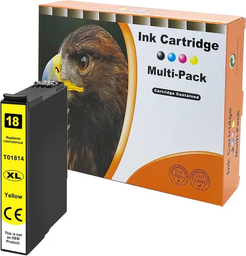 D&C Tintenpatronen ersetzt Epson T1814 Yellow