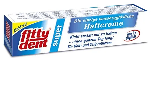 FITTYDENT super Haftcreme 40 g Paste - 4 x