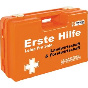 Erste Hilfe Koffer Leina Pro Safe Forstwirtschaft - Erste Hilfe Koffer mit branchenspezifischer Zusatzausstattung, bruchsicherem ABS-Kunststoff und variabler Inneneinrichtung. Ideal für Forstwirtschaft und Außendienst!
