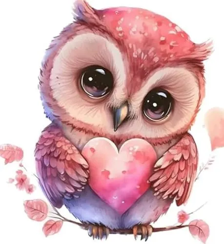 Picmondoo Diamond Painting Mini (Loving Owl - FBM)