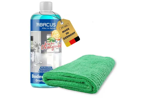 ABACUS Bodenreiniger Orange Fußbodenreiniger Parkettreiniger Allzweckreiniger Fussbodenreiniger (Natürlicher Orangenduft, [2-St. Sehr ergiebig Made in Germany)