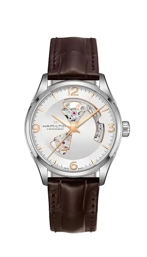 Hamilton Herren-Armbanduhr 42MM - Automatik Leder Braun H32705551 - Elegante Armbanduhr für Herren mit automatischem Uhrwerk, 50 m Wasserbeständigkeit und kratzfestem Saphirglas - der perfekte Begleiter für jeden Anlass.