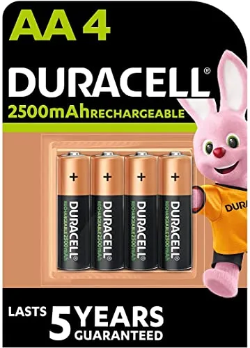 Duracell Recharge Ultra AA Batterien (4 Stk., 2500 mAh)