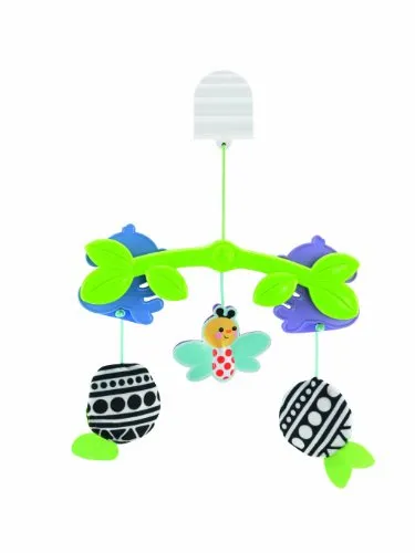 Fisher-Price BHW59 Buggyfreunde Mobile mit bunten Stoffspielzeugen