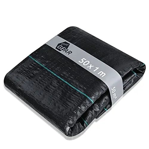your GEAR Unkrautvlies 100g/m² – Hochwertiges Gartenvlies für effektiven Unkrautschutz, UV-beständig, 1x50m - Effektiver Unkrautschutz: Das your GEAR Unkrautvlies blockiert Unkrautwuchs und hält Ihren Garten sauber. Langlebig und reißfest, bietet es optimale Wasser- und Nährstoffdurchlässigkeit – ideal für alle Jahreszeiten.