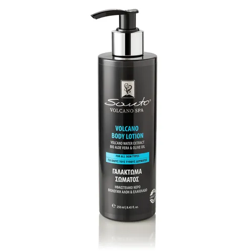 Santo Volcano Body Lotion mit Vulkanwasser, Bio-Olivenöl & Aloe Vera 250 ml
