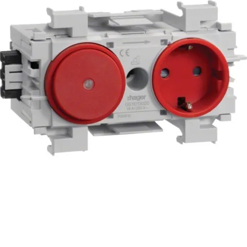 tehalit Steckdose + Schalter mit Wago Technik von Tehalit Steckdose Abdeckung