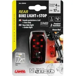 Lampa Fahrrad Rücklicht mit Bremslicht,5  LEDs