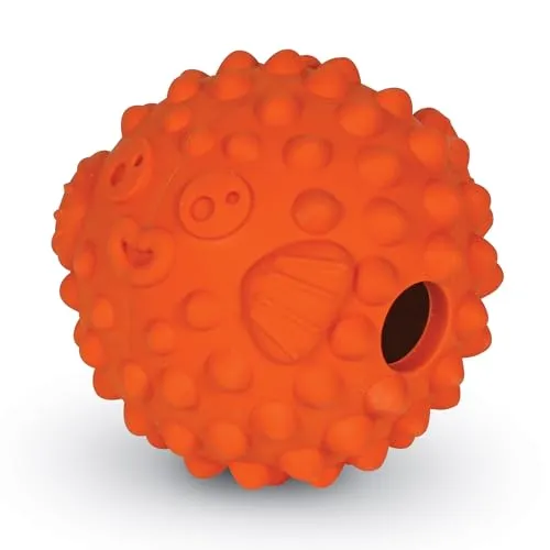Brightkins Leckerli-Ball Kleiner Kugelfisch, Leckerli-Spender Hundespiel für kleine Hunde, interaktives Hundespiel für Langeweile, stimulierendes Gehirnspiel, Hundegeschenke, Hundespiel zum Geburtstag