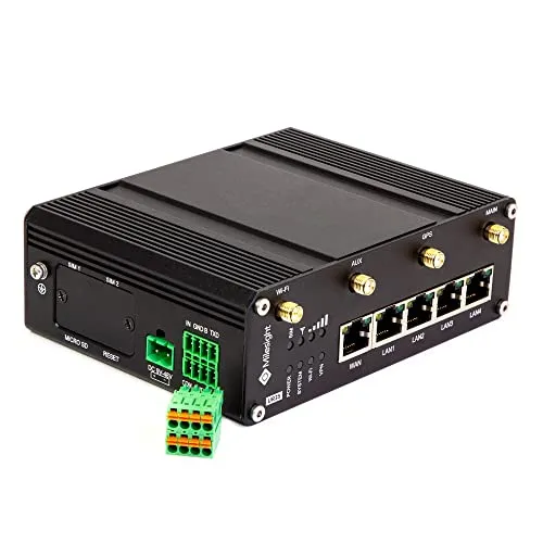 Milesight 4G Industrial Router UR35 Pro - Industrie-Router mit 4G LTE, WiFi4 und GPS. Ausgestattet mit 5 Ethernet-Ports und PoE, ideal für anspruchsvolle Anwendungen in der Industrie.