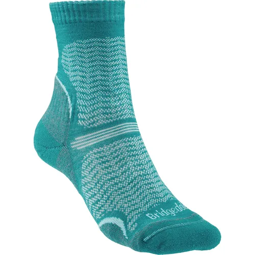 Bridgedale Damen Hike LW T2 Coolmax Performance Boot Socken (Größe 41 , tuerkis)
