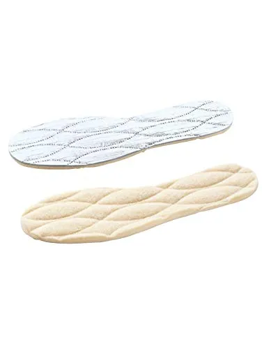 BERGAL Wolleinlegesohle Weiß von Bergal