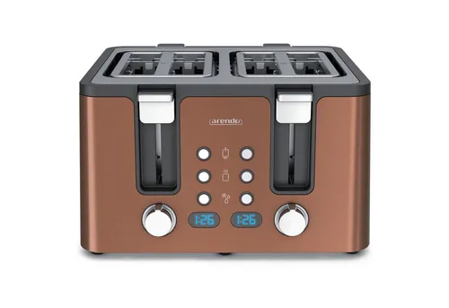 Arendo Toaster mit 4 kurzen Schlitzen von Arendo