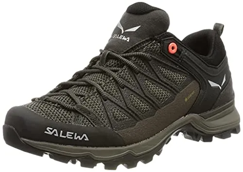 Salewa Mountain Trainer Lite Gore-Tex Damenwanderschuhe - Braun, 38.5 - Wanderschuhe für alpine Zustiege mit wasserdichter GORE-TEX Membran und leichtem 3-Jahreszeiten-Design. Perfekte Passform und Support durch das 3F System und präzise Climbing Lacing für besten Halt im Gelände.