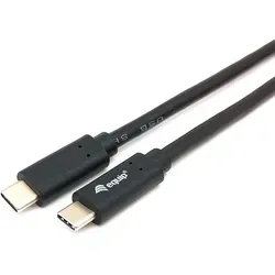 Equip USB 3.2 Gen 1 C auf C Kabel, M/M, 0.5m, PD 60W, 5Gbps, Schwarz