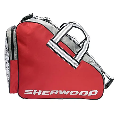 Sherwood Skatebag Code Series I - Robuste Schlittschuhtasche mit verstellbarem Trageriemen - Schlittschuhtaschen mit strapazierfähigem 600D Nylon und praktischen Fächern für optimalen Transport und hohen Tragekomfort.