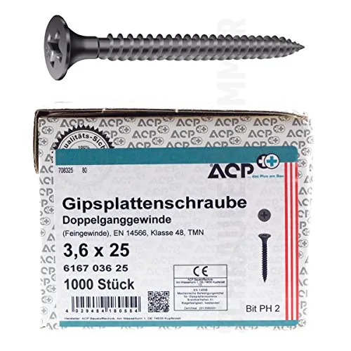 ACP Schnellbauschrauben Feingewinde 3,6 x 25 mm