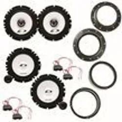 ALPINE SXE-1750S & SXE-1725S Lautsprecher Einbauset für VW Jetta und Tiguan