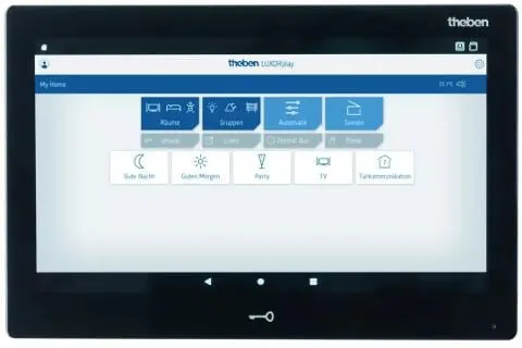 Theben LUXORliving CP10 BK Steuerzentrale von Theben