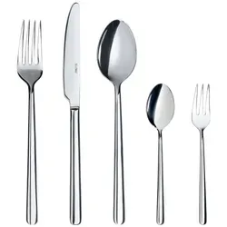 30-teiliges Besteck-Set Classico von Kelomat - Vielseitiges Besteckset für 6 Personen, spülmaschinenfest und ideal für jeden Anlass.