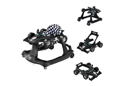 COSTWAY Lauflernhilfe 4 in 1 Lauflernwagen, mit Musik, Licht, ab 6 Monaten