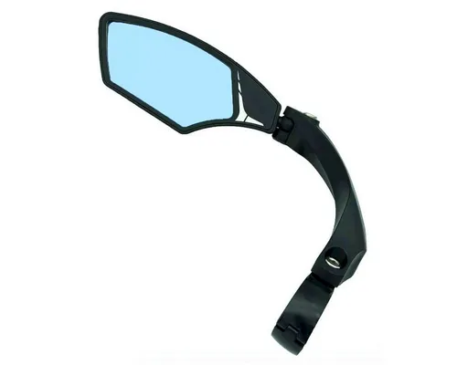 Matrix Fahrradspiegel für E-Bike und Fahrrad, verstellbar - Fahrradspiegel mit HD-Spiegelglas für klare Sicht, blau getöntes Sicherheitsglas reduziert Reflexion. Ideal für Lenker mit 21-26 mm Durchmesser.