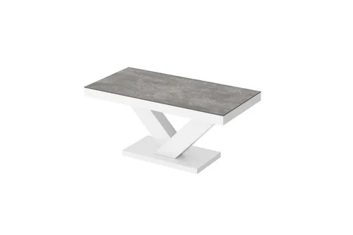 designimpex Couchtisch Design HV-888 Grau Beton in grau von Design Impex
