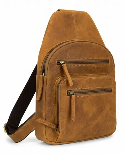 MDM Schultertasche Herren aus echtem Rindsleder – Vintage Slingbag - Die stilvolle Schultertasche aus 100 % echtem Rindsleder vereint Funktionalität und eleganten Vintage-Look. Mit praktischen Fächern und verstellbarem Gurt ist sie ideal für Alltag und Reisen. Verfügbar in 3 Farben und individuellen Prägungen.