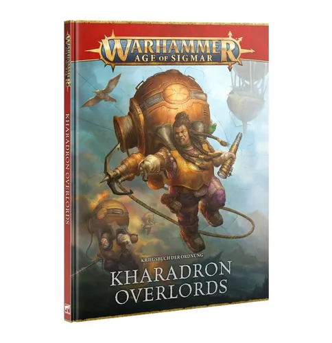 Games Workshop Warhammer Age of Sigmar Kharadron Overlords Battletome - Entdecken Sie das Kriegsbuch der Kharadron Overlords für das Spielsystem Warhammer Age of Sigmar. Ideal für Strategen und Sammler, um Ihre Armee zu stärken.