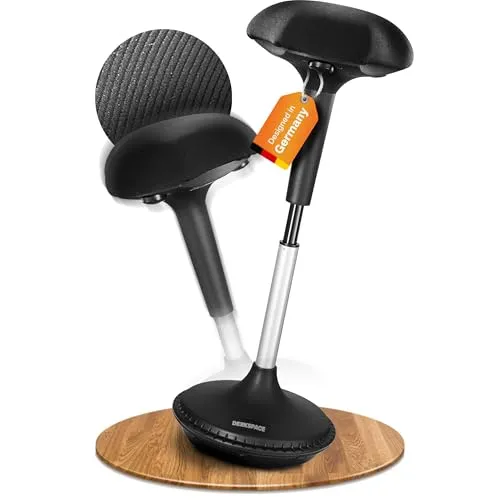 Wobble Ergonomischer Sitz- & Stehhocker – Höhenverstellbar mit Wipp- & Wackelfunktion